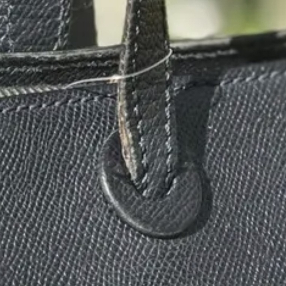 Authentic Chanel Black Leather Tote Bag - Picture 9 of 16